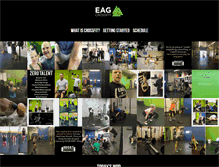 Tablet Screenshot of eagcrossfit.com